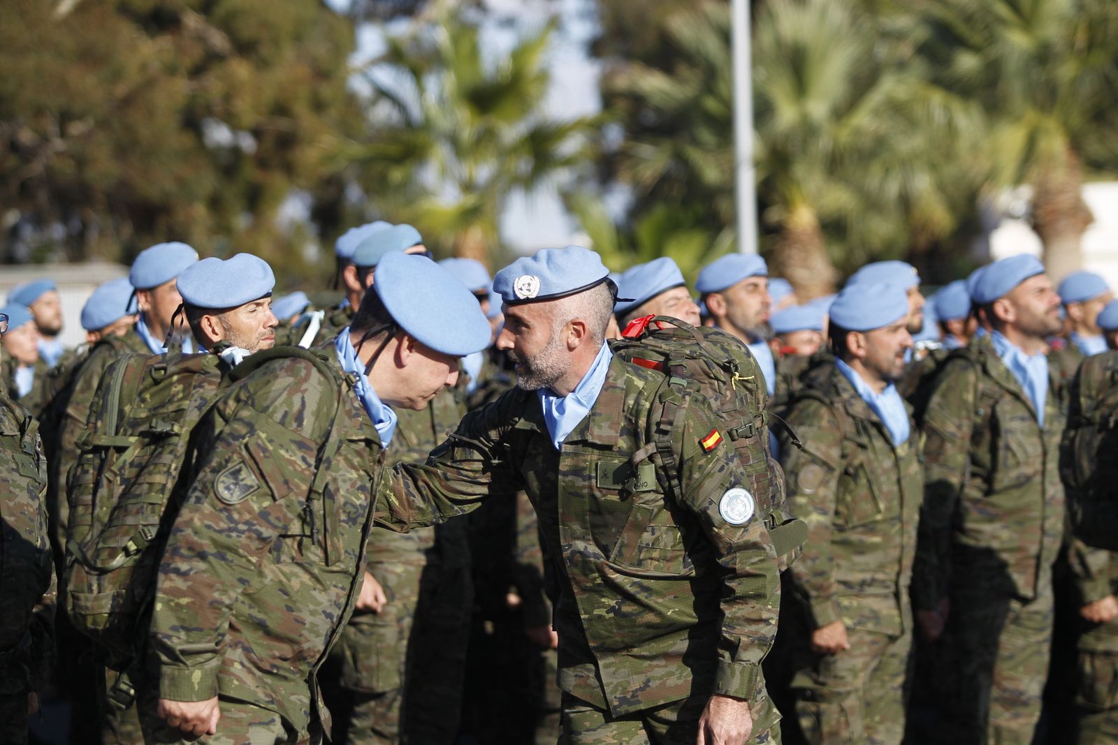 Fotogalería despedida contingente militar al Líbano