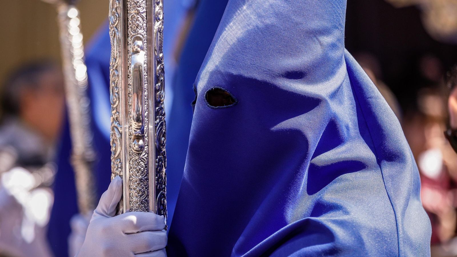 Cruz de guía de la hermandad de Cristo Rey (Borriquita) en San Fernando