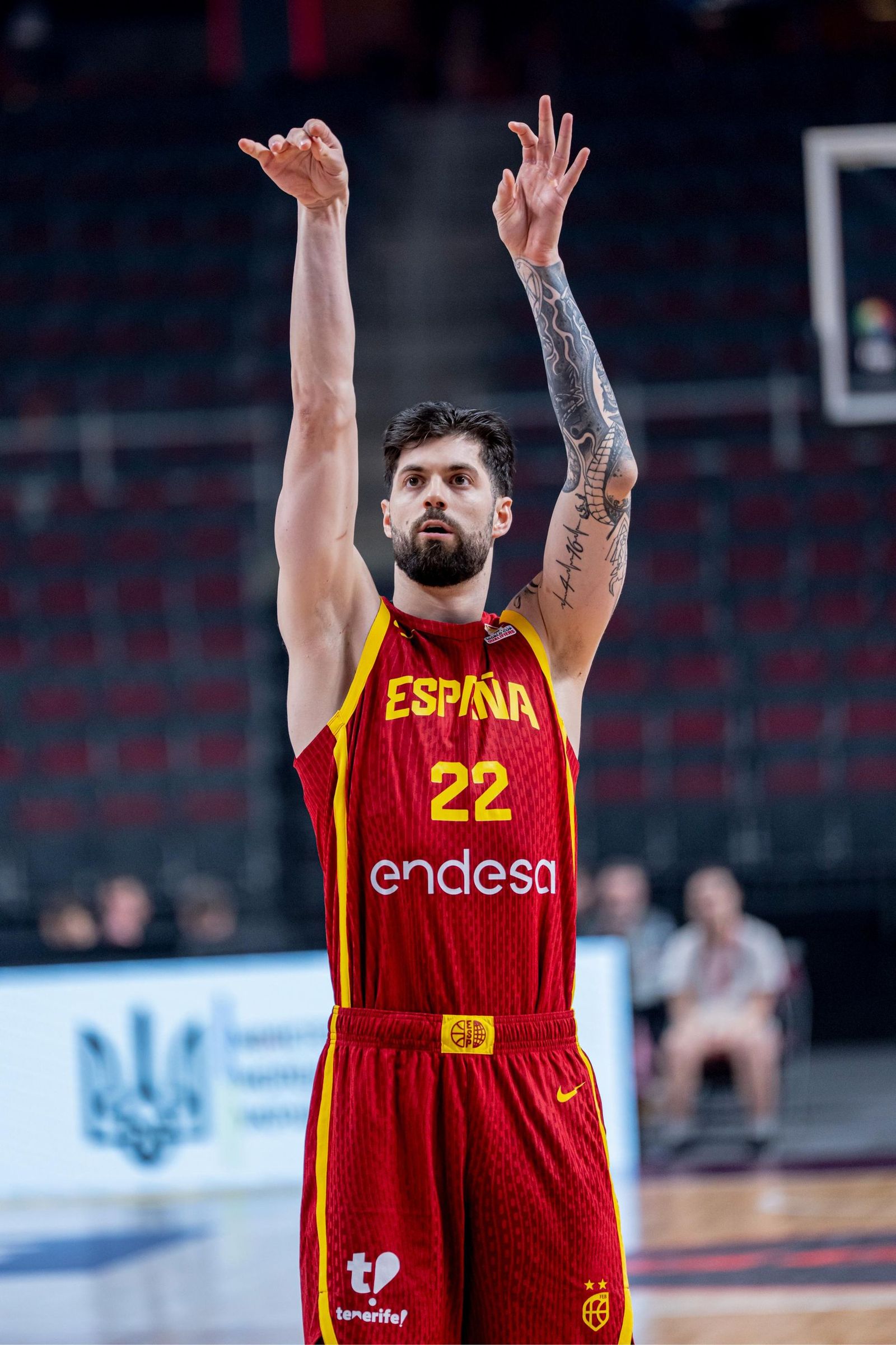 Las mejores fotos del Ucrania-España de baloncesto