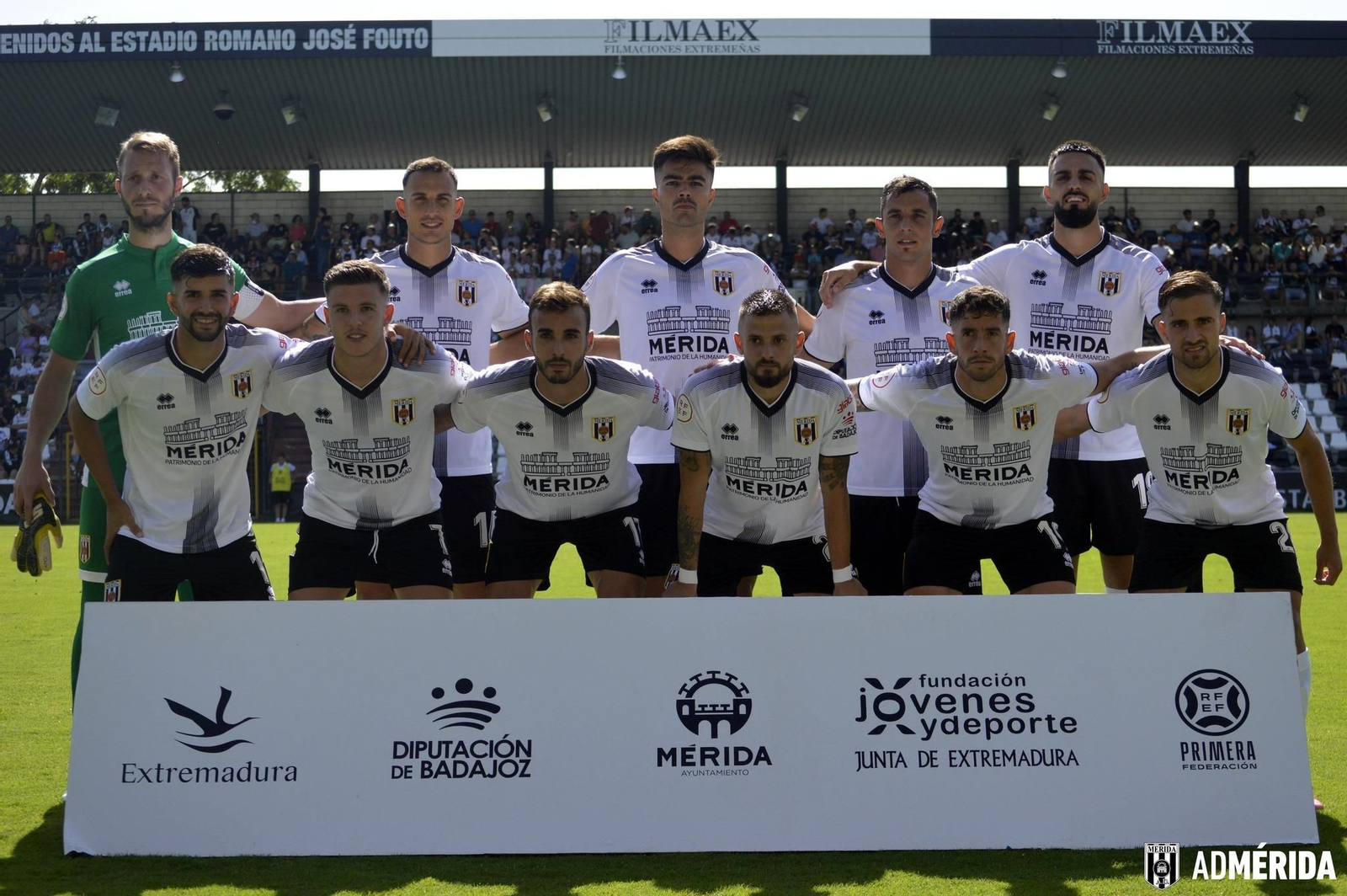 Formación inicial del Mérida ante el Dépor Formación inicial del Mérida ante el Dépor