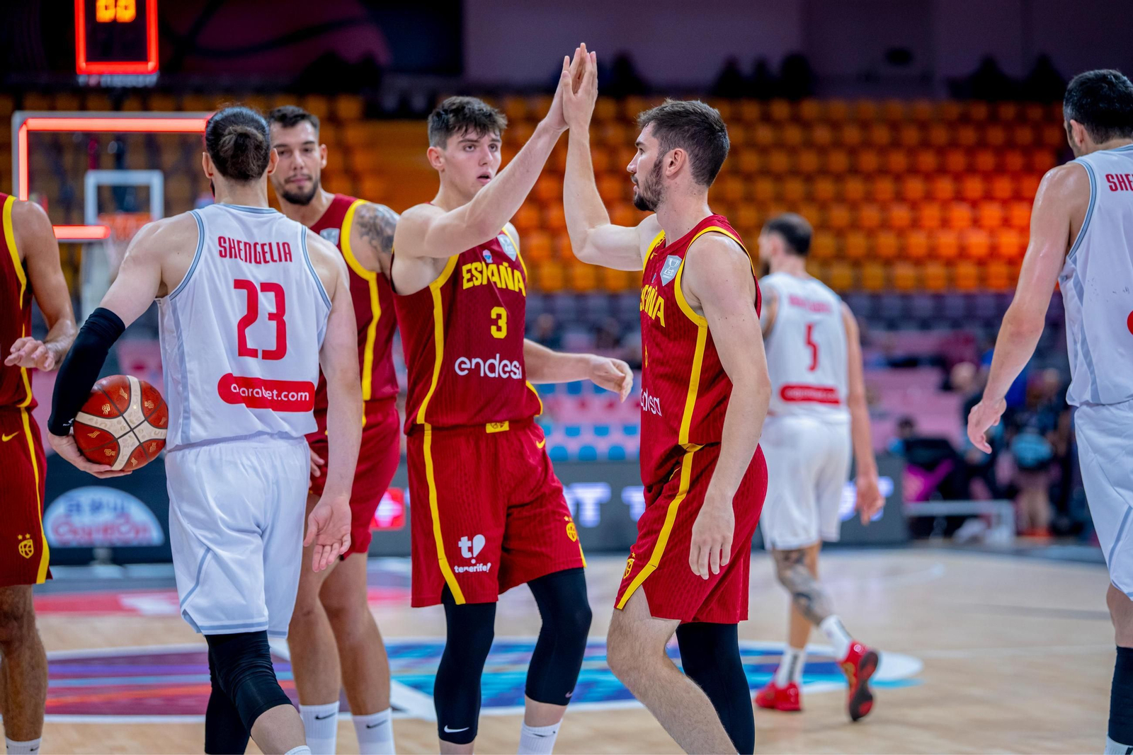 Las fotos del Georgia - España de baloncesto
