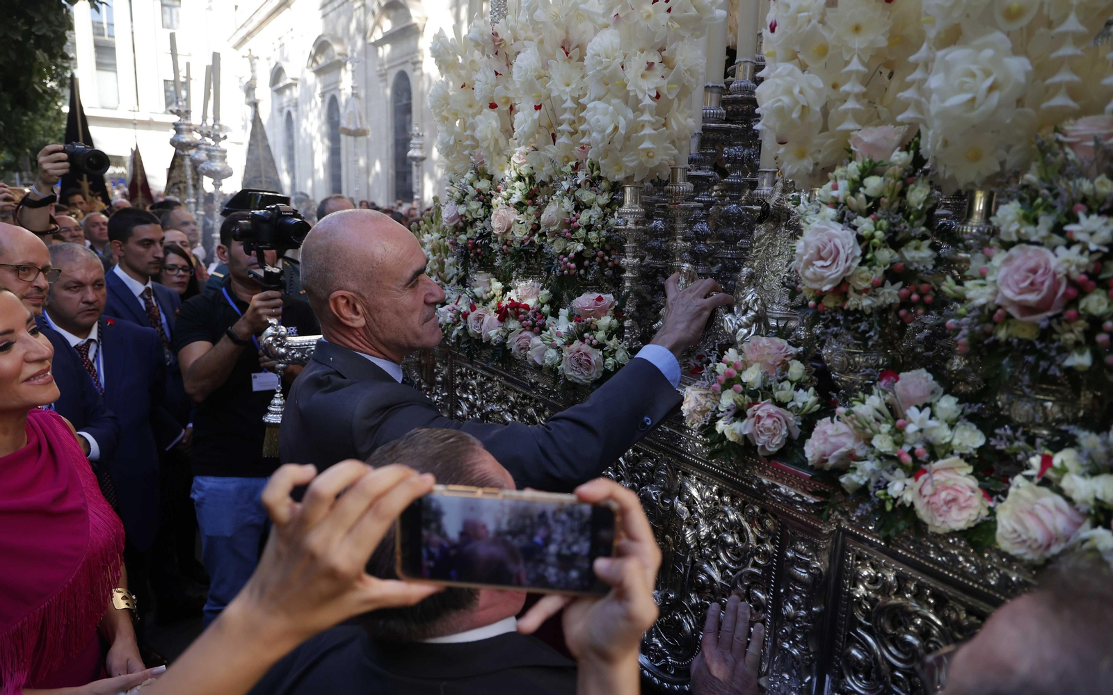 Imágenes del regreso de la Virgen de las Mercedes a su templo