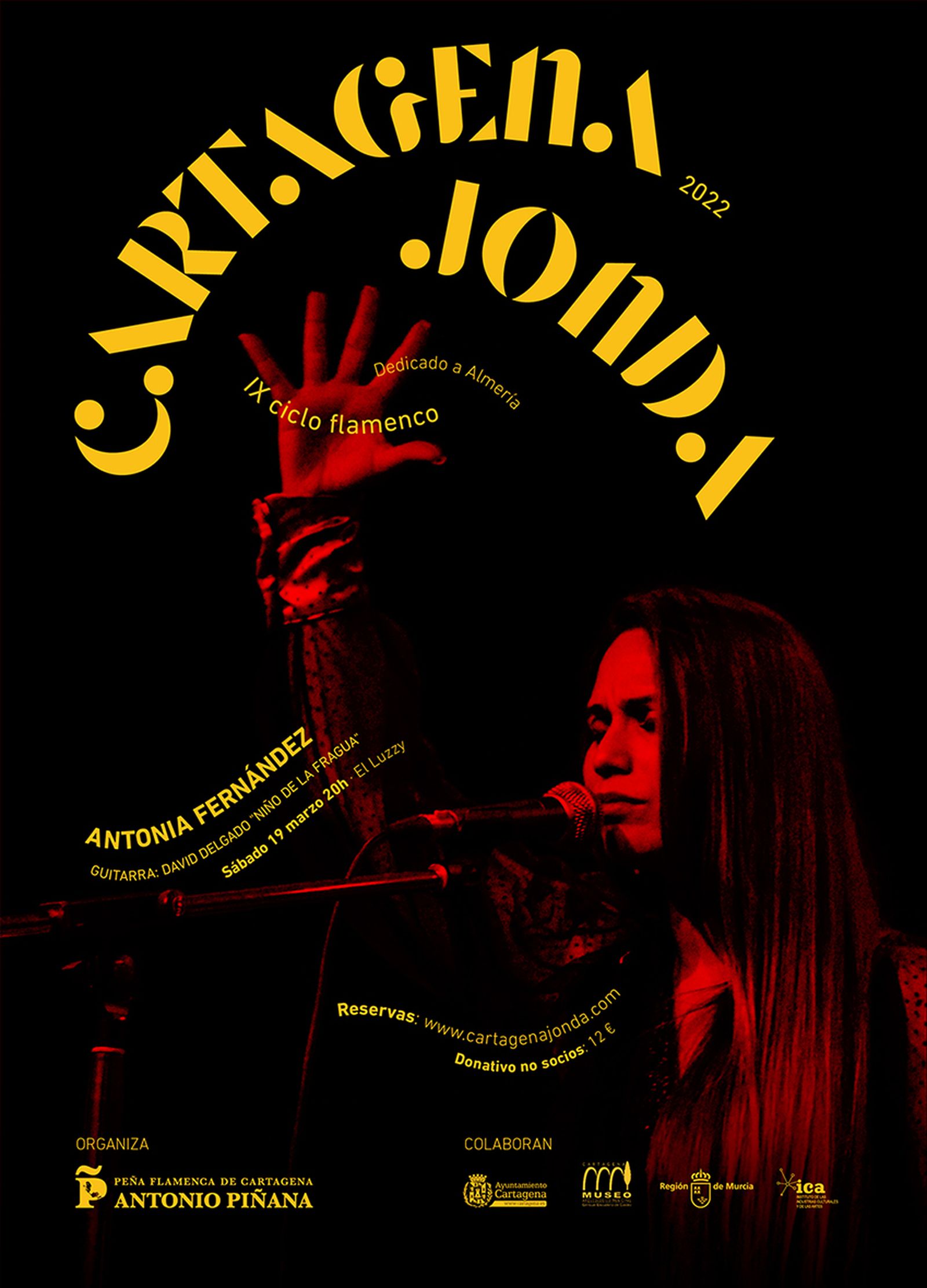 Antonia Fernández inaugura el IX Festival Cartagena Jonda