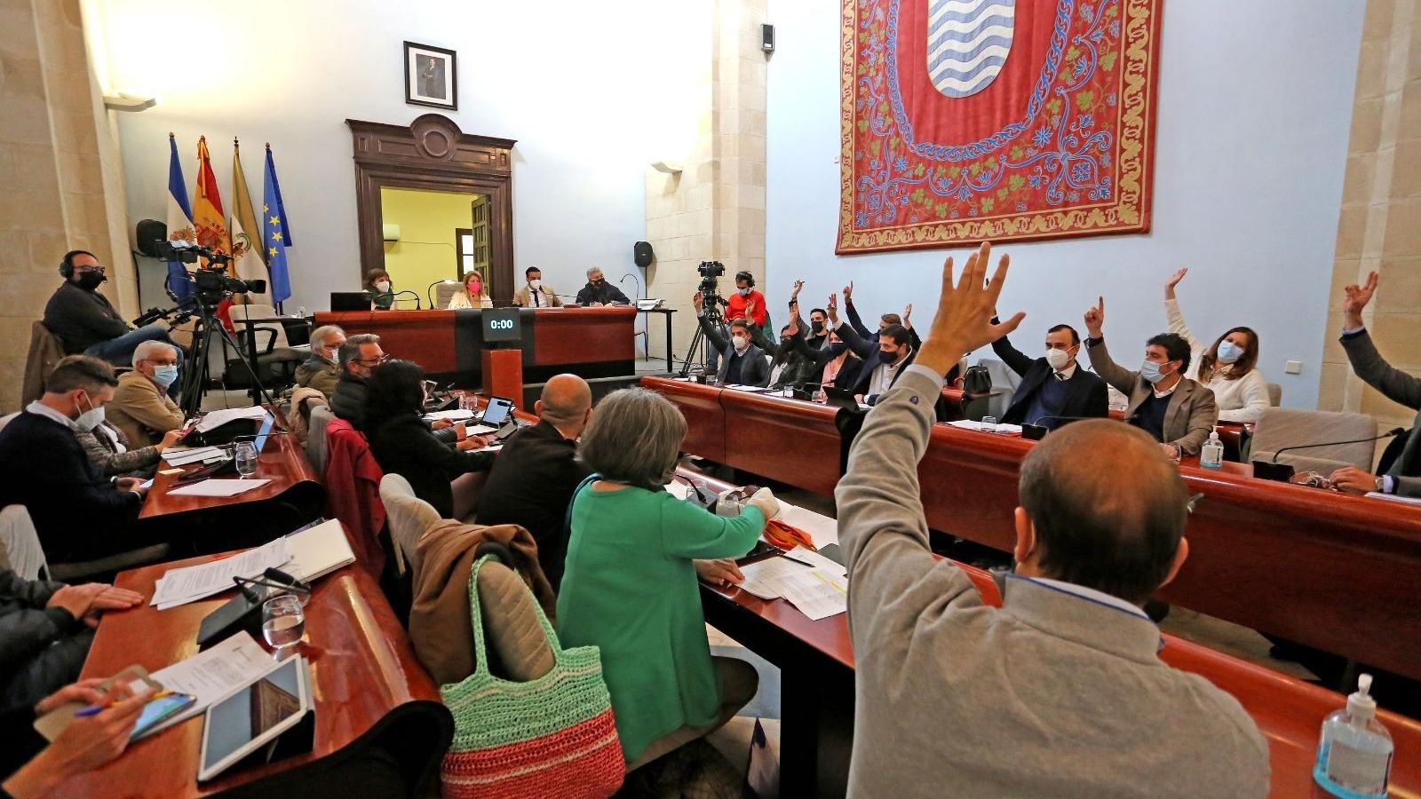 Instante de la votación de la propuesta.