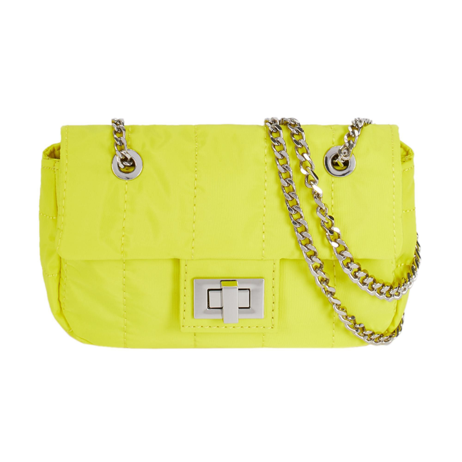 El bolso de Parfois en amarillo flúor.