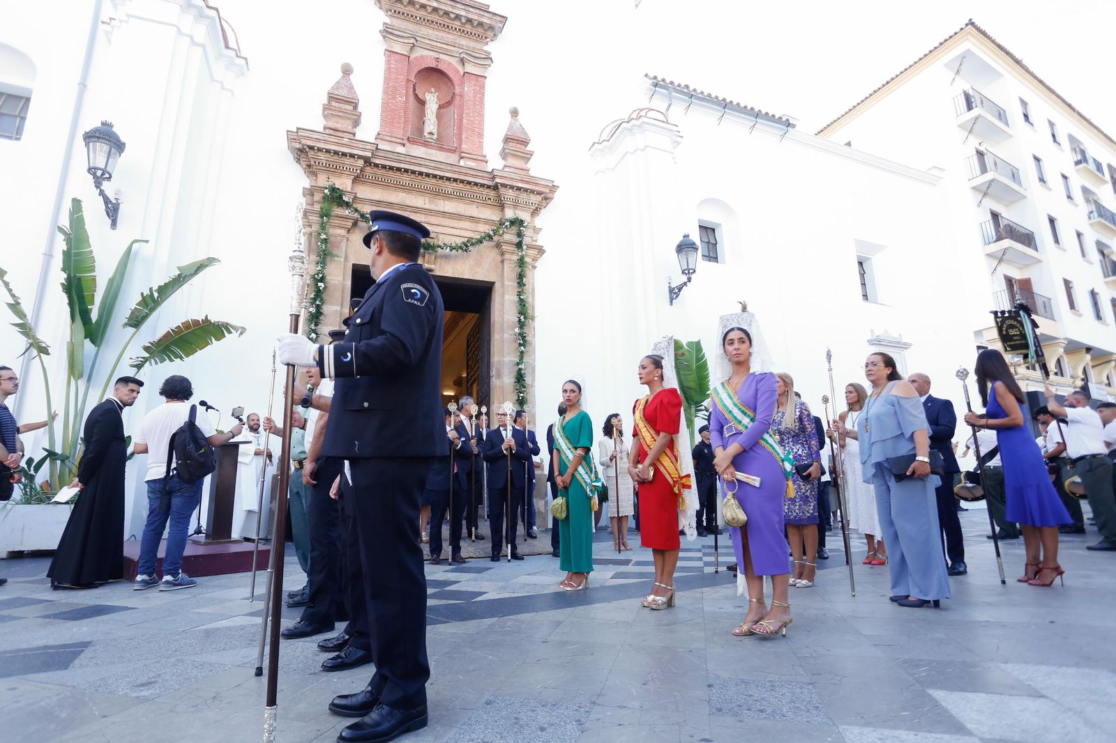 Procesión de la Virgen de la Palma, en imágenes