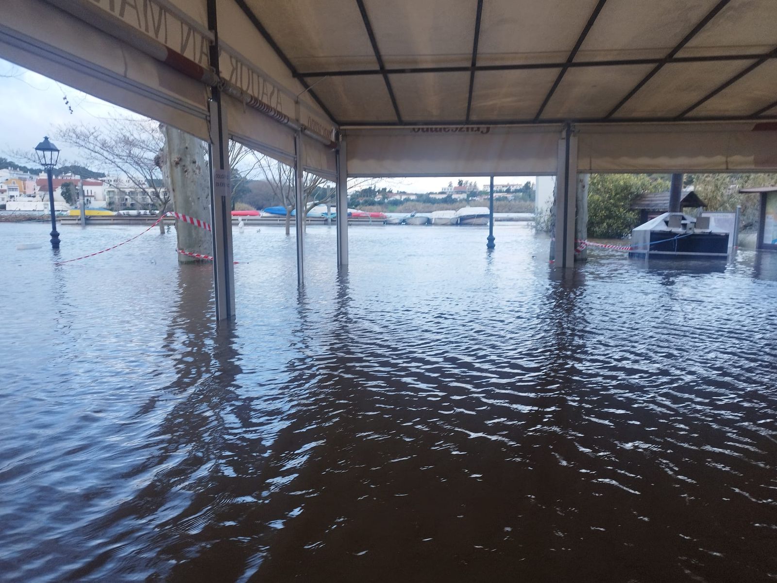 Sanlúcar de Guadiana esta mañana.