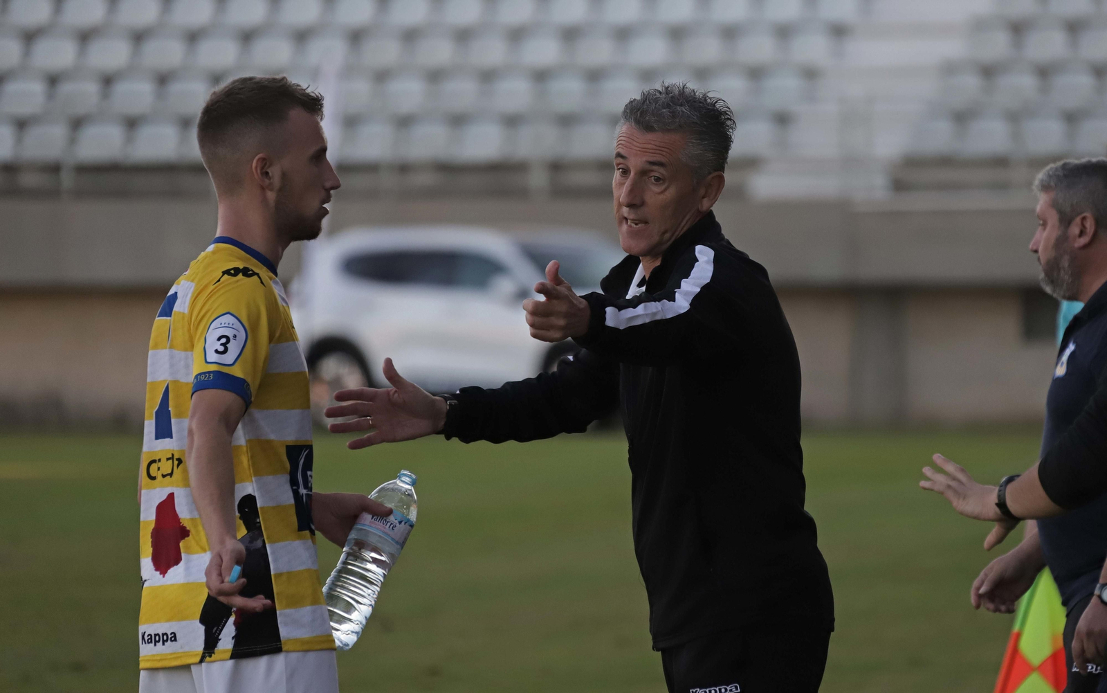 Ceballos, en su visita al Nuevo Mirador.