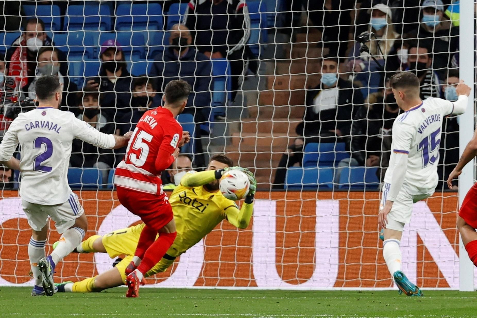 El Granada CF jugó la última vez en el Bernabéu en febrero de 2022.