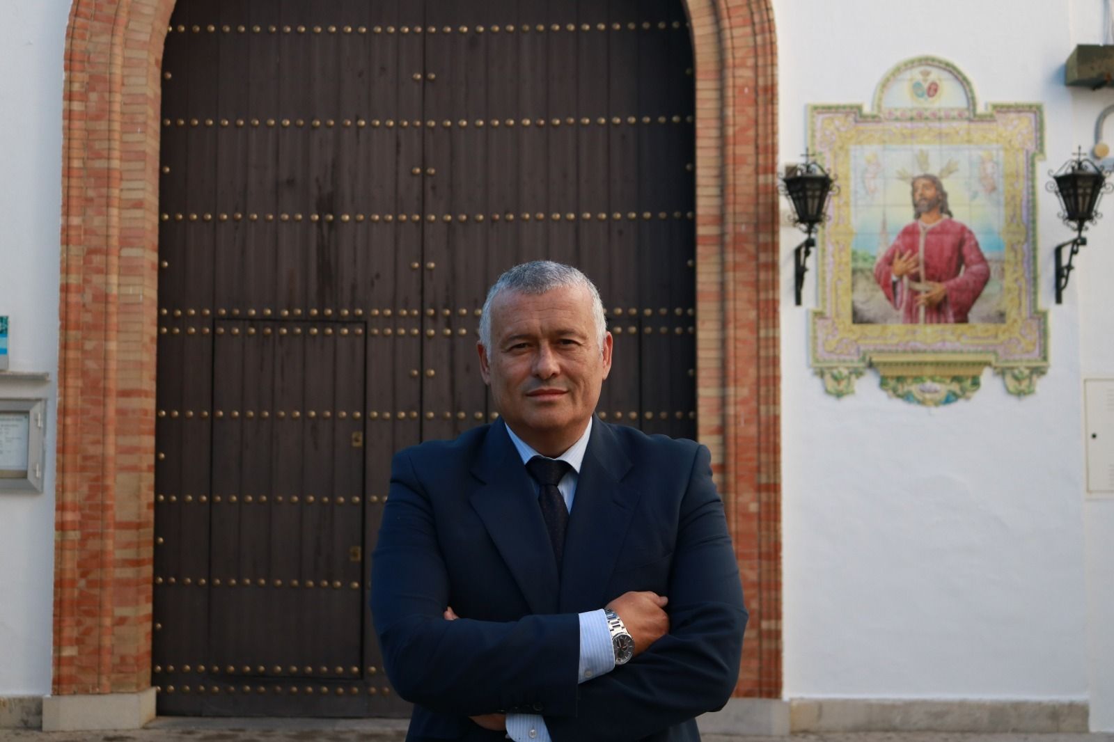 Manuel Recio, cofrade de La Paz