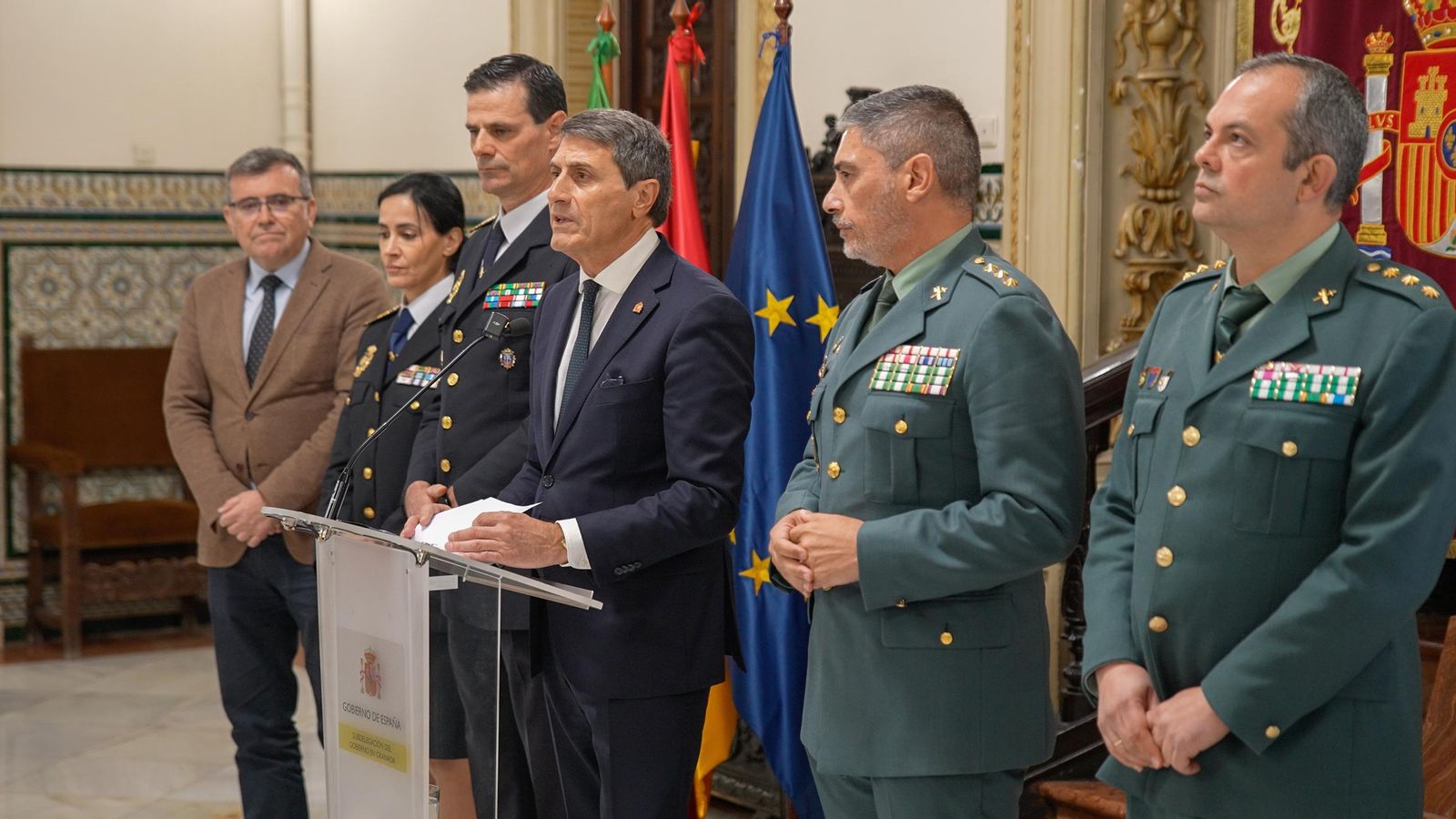 Gobierno y cuerpos de seguridad presentan los resultados de la operación