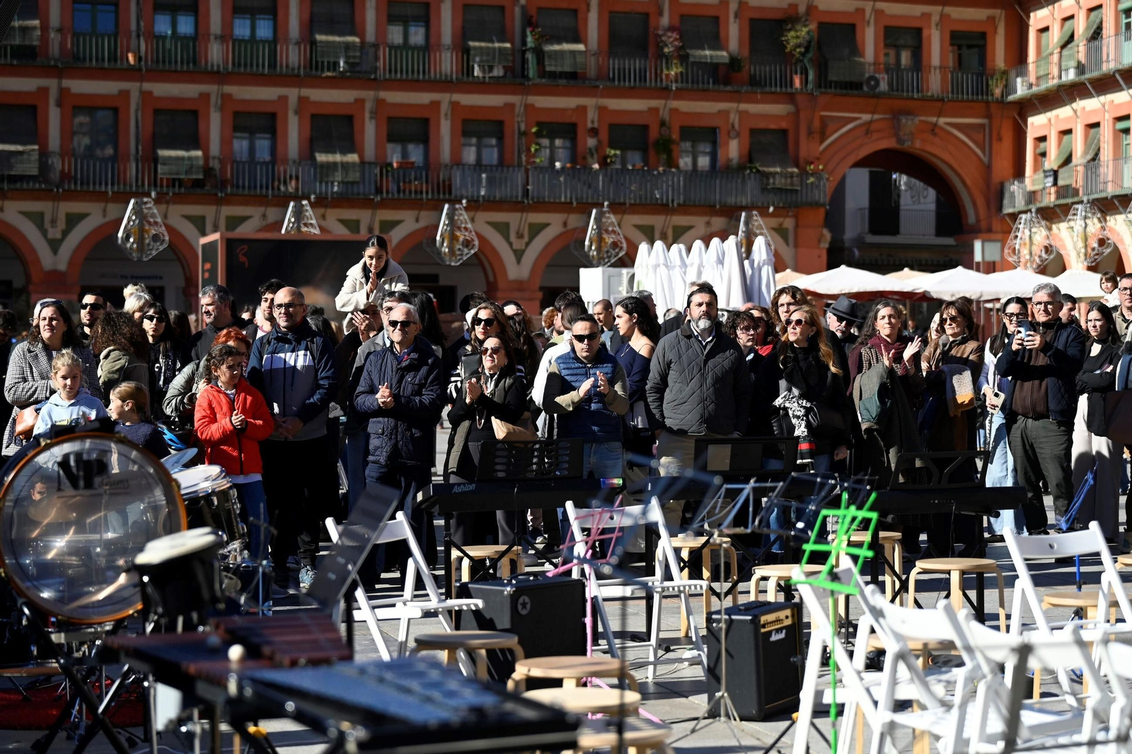 El concierto de la plataforma Juntos por un Auditorio para Córdoba en La Corredera
