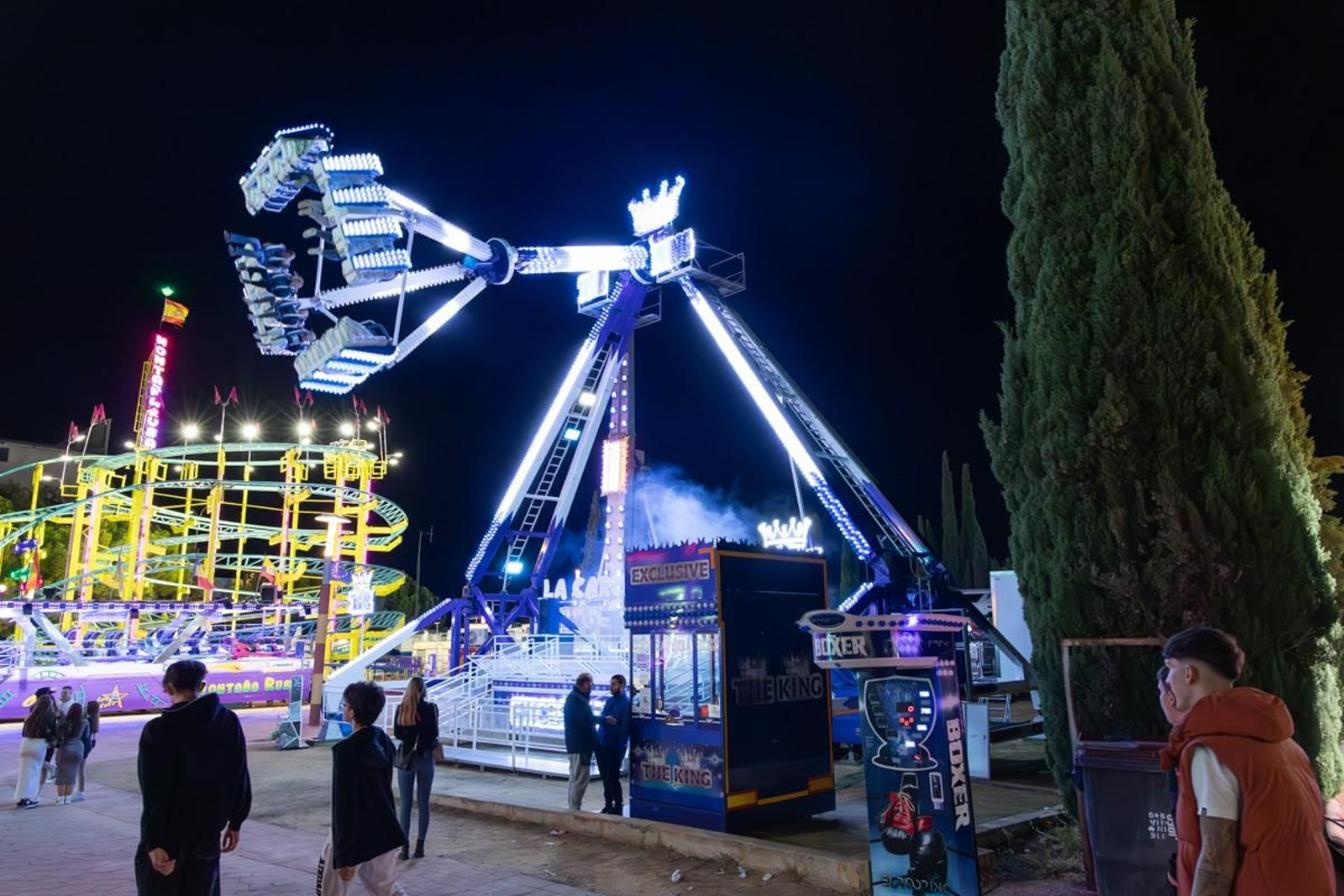 Feria de San Lucas por la noche, en imágenes