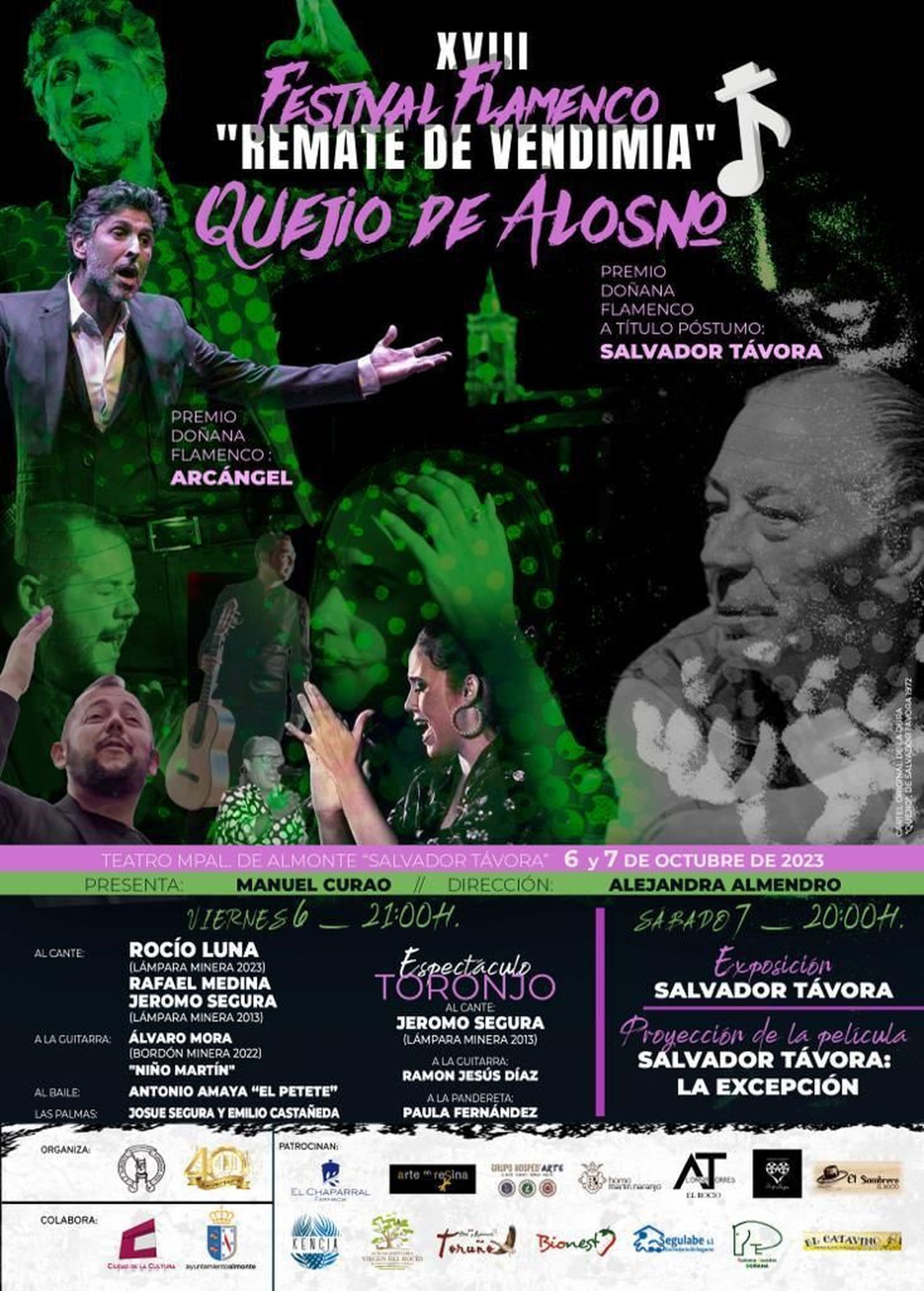Cartel del XVIII Festival Flamenco 'Remate de Vendimia'