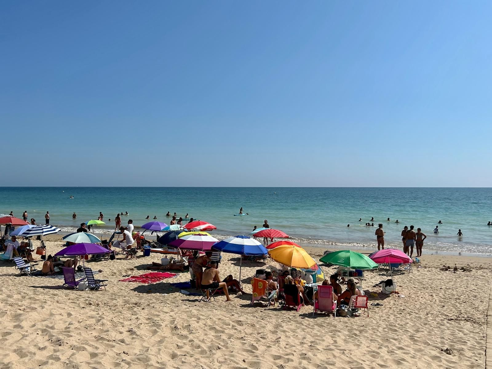 Orilla de la playa Puntalillo, en Rota. Orilla de la playa Puntalillo, en Rota.