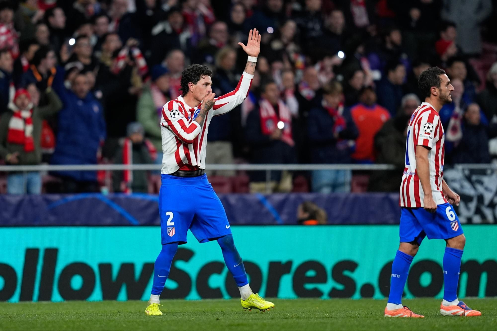 Las fotos del Atlético de Madrid-Inter