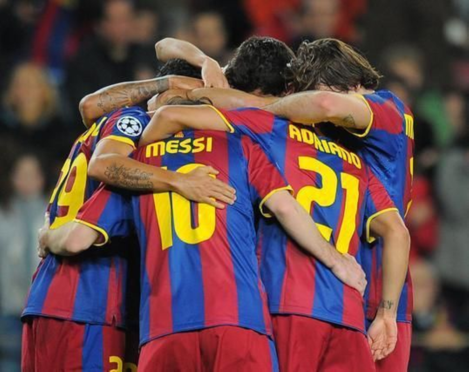 El Barcelona cierra con una victoria ante el Rubin (2-0) la primera fase de la Liga de Campeones. / AFP