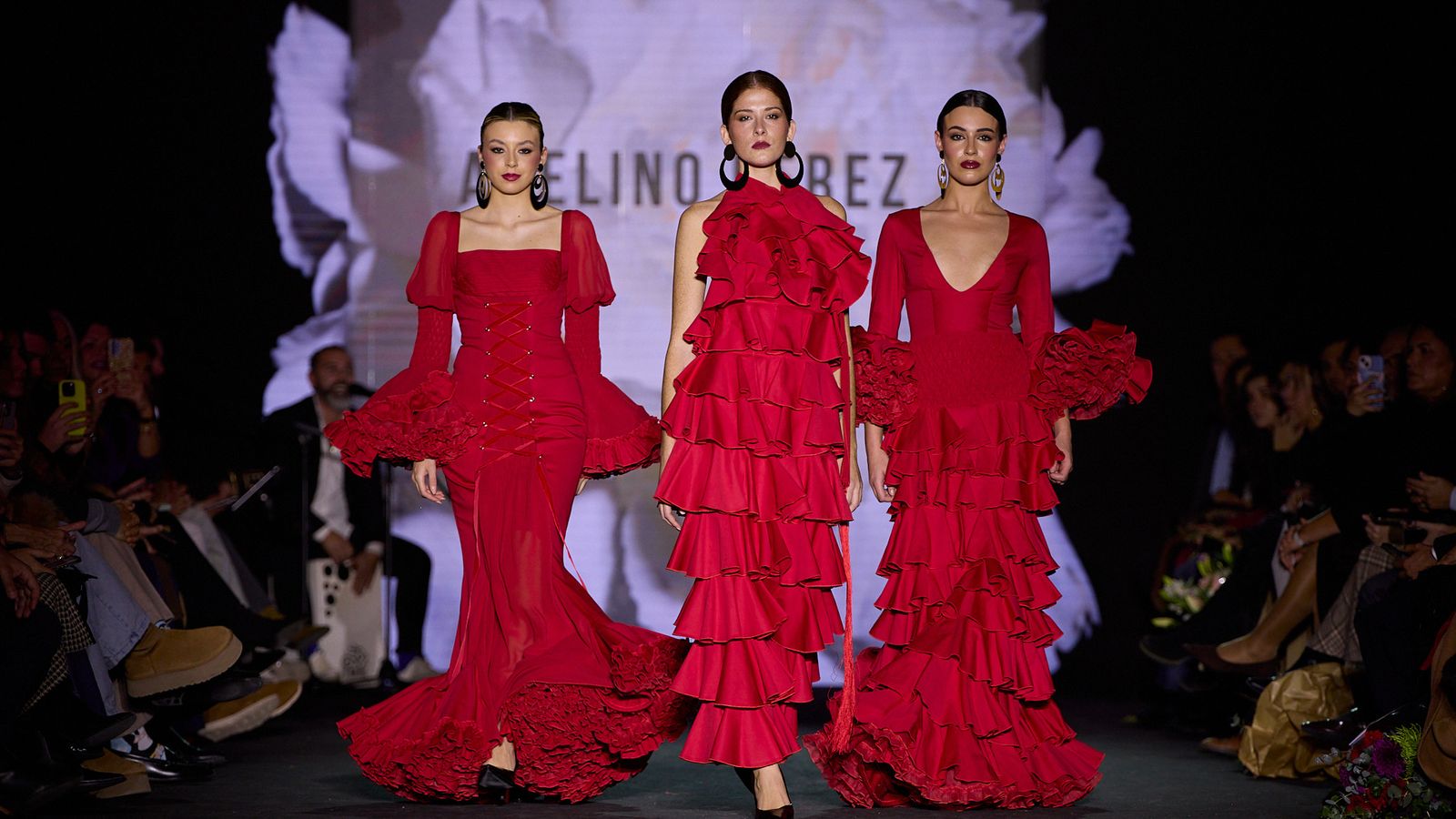 El desfile de Cátedra Internacional de Moda Flamenca Flamentex en We Love Flamenco 2026.