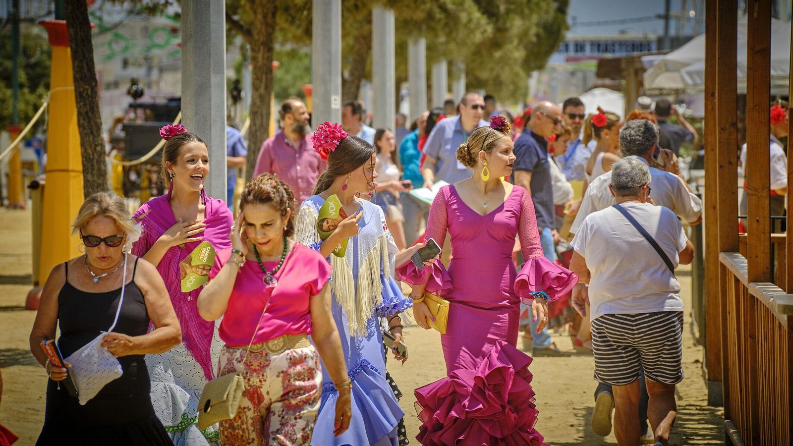 Ambiente de la edición del pasado año de la Feria de Chiclana. Ambiente de la edición del pasado año de la Feria de Chiclana.