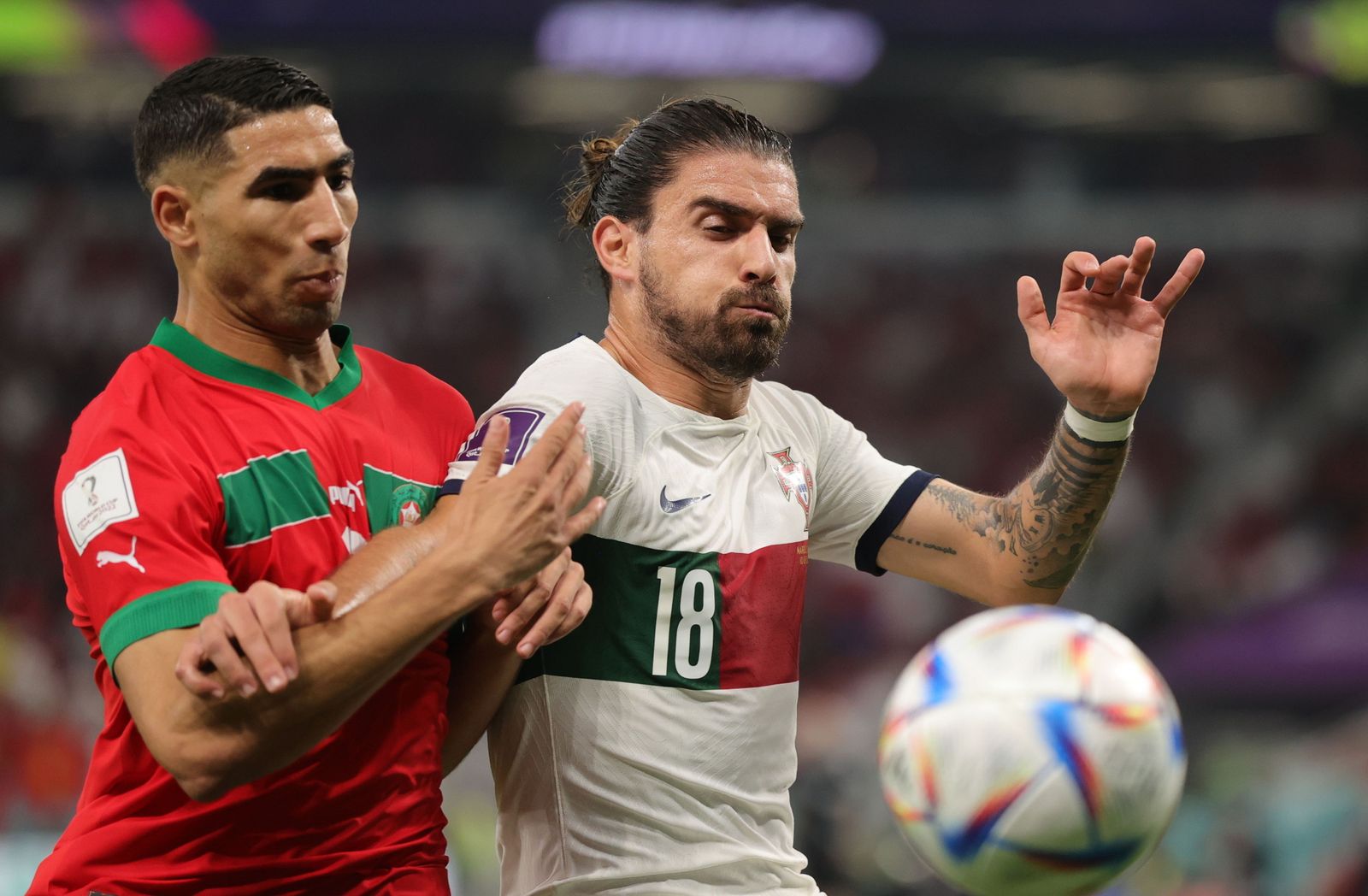 Las imágenes del Marruecos - Portugal de los cuartos de final del Mundial de Qatar