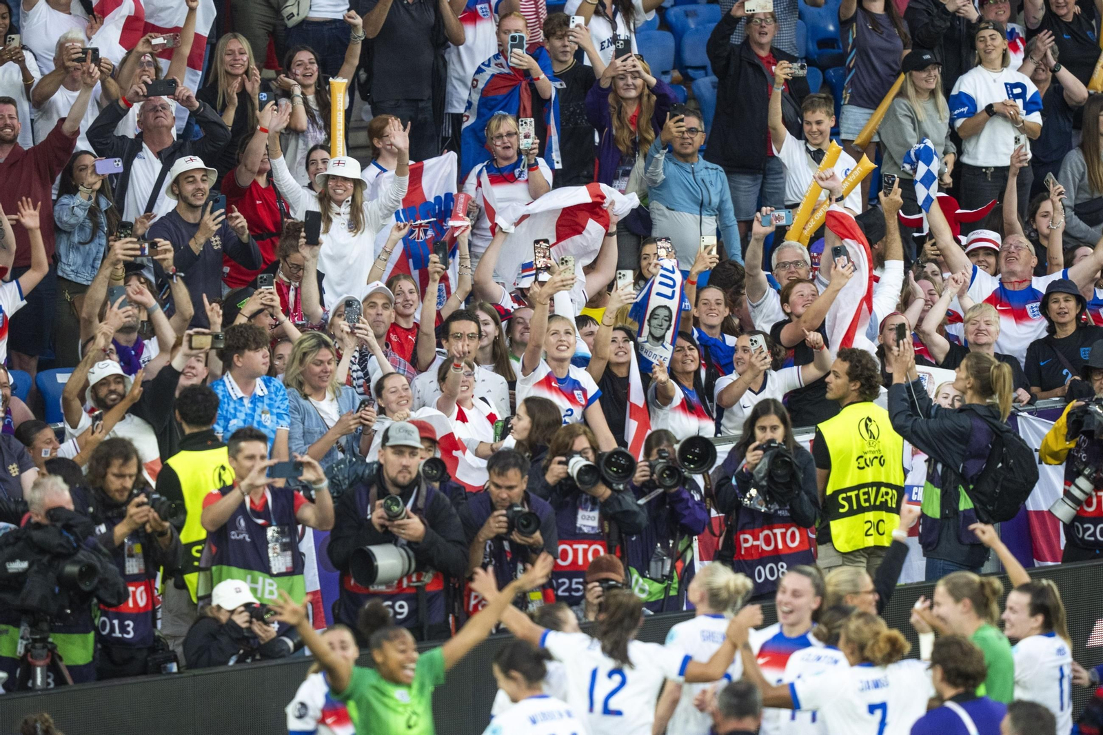 Las mejores imágenes de la final España - Inglaterra de la Eurocopa femenina
