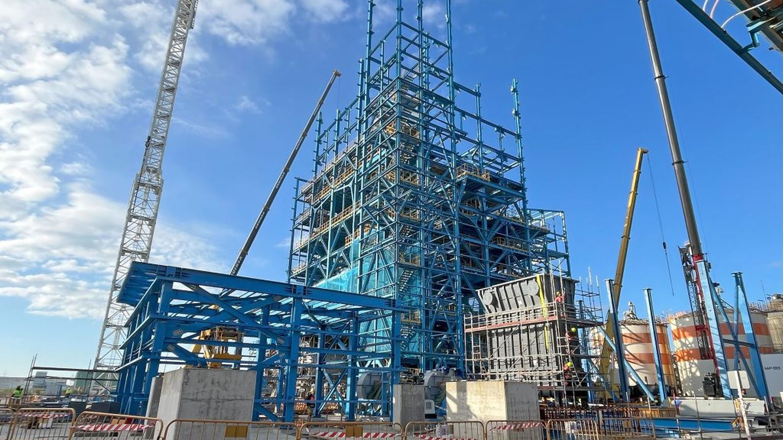 Obras de la planta CirCular de Atlantic Copper.