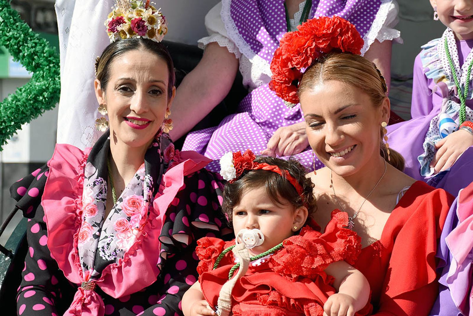 Imágenes de los carros de la Hermandad del Rocío de Huelva