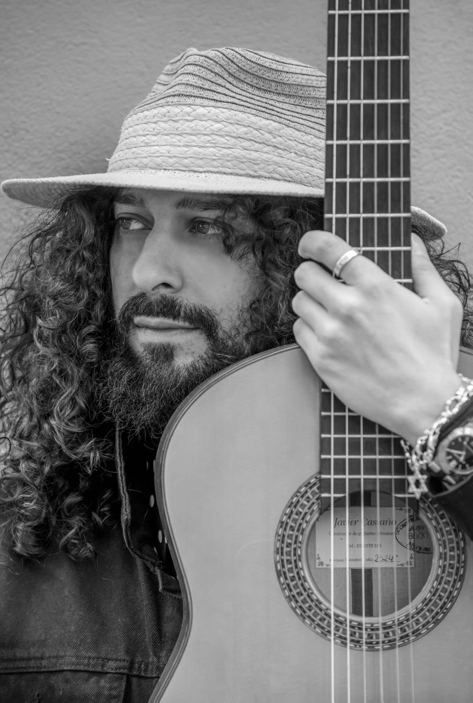 El guitarrista Joni Jiménez.