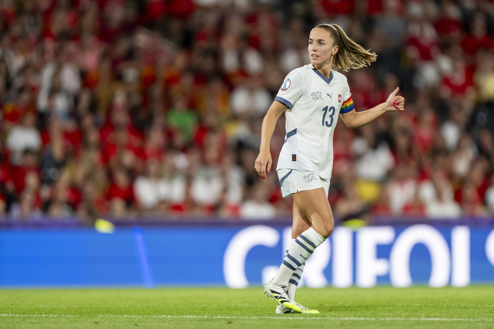 Las mejores fotos del España-Suiza en la Eurocopa femenina