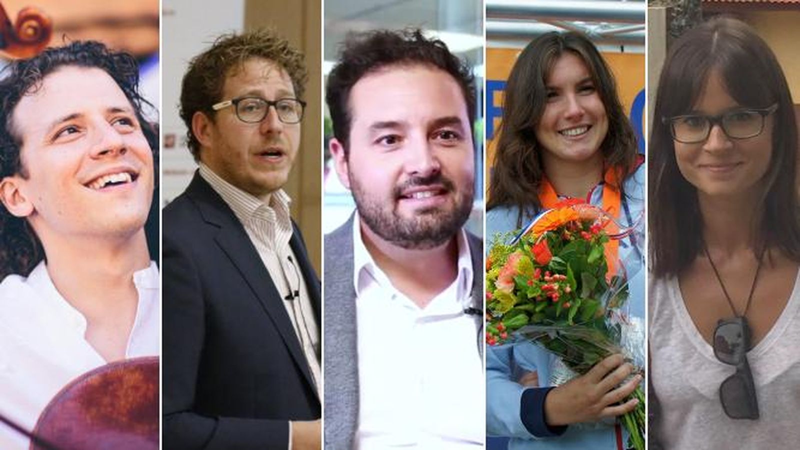 Alberto Martos, Guillermo Mínguez, Juan José Artero, Paula Ruiz y Marta Medina