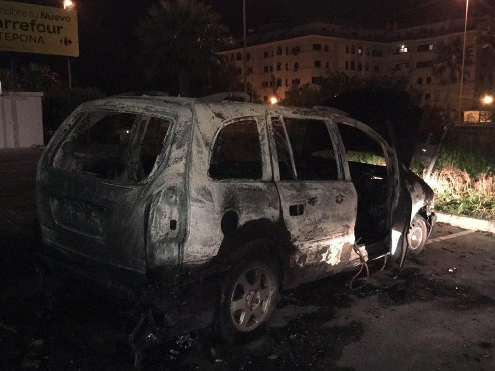 La bicicleta de Rafael López, el día del accidente en diciembre.