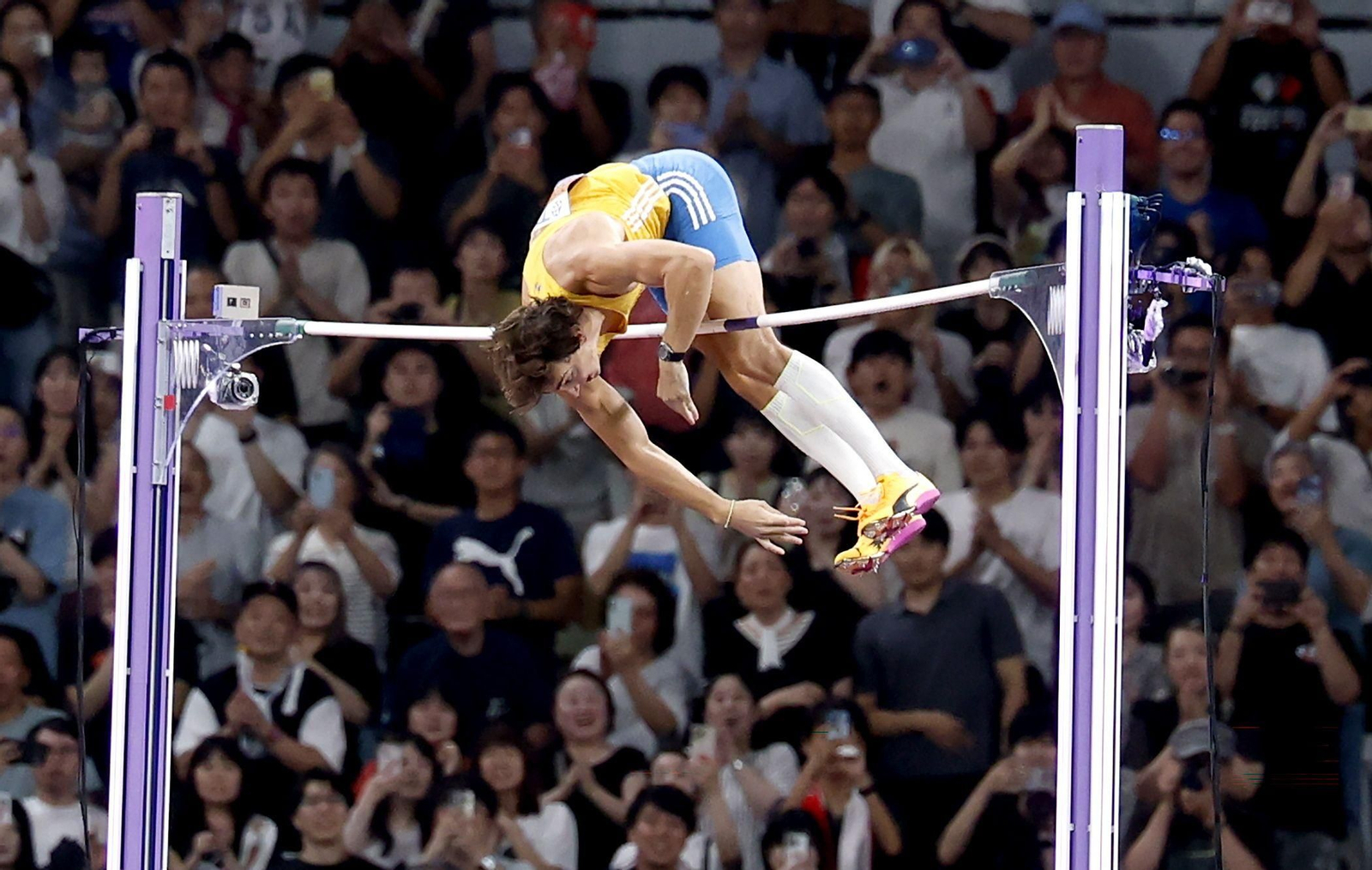 Las fotos del récord mundial de Duplantis y del resto de la jornada