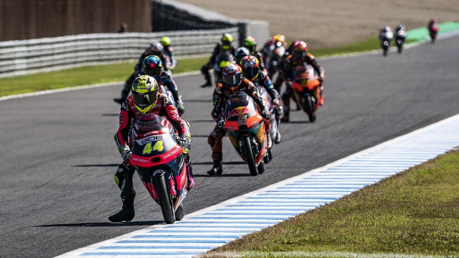 El piloto andaluz, rodando en el trazado japonés de Motegi. El piloto andaluz, rodando en el trazado japonés de Motegi.