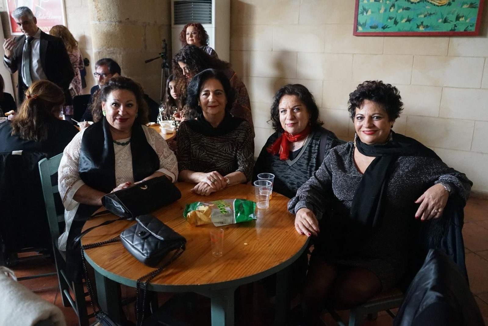 Imágenes de la zambomba de la Peña Buena Gente y Fundador