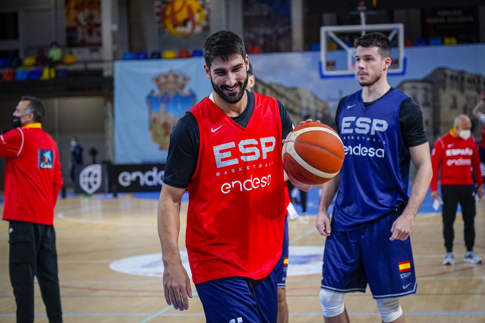 Fotos: Los jugadores del Unicaja ya entrenan con España