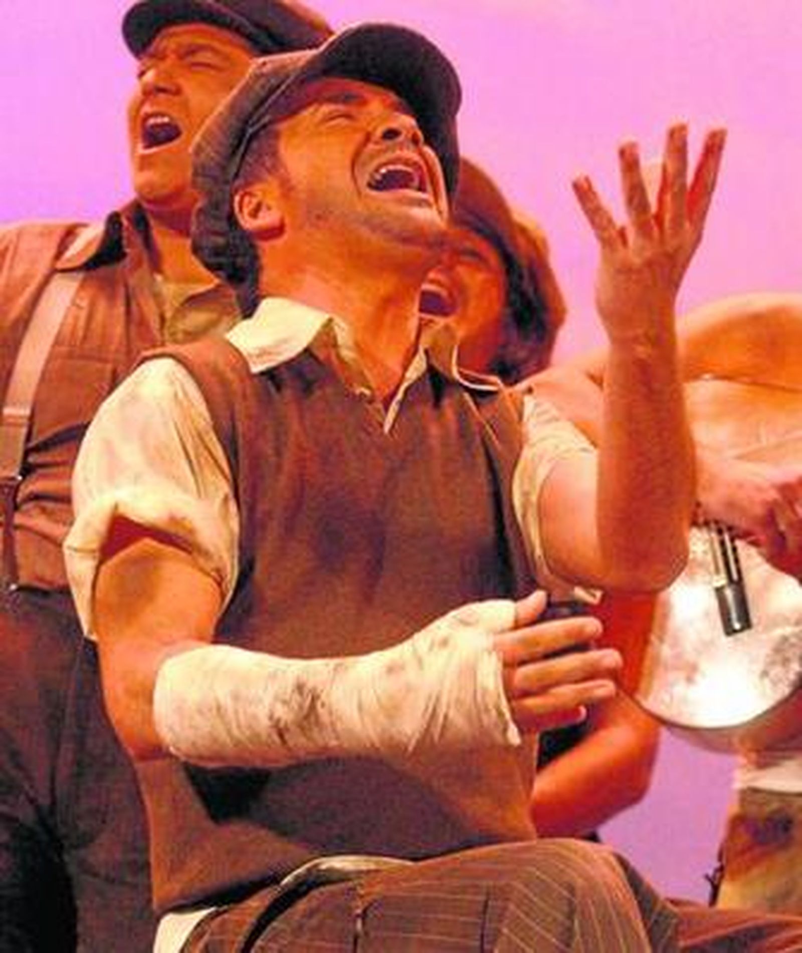 Ángel Subiela en 'La cuadrilla', comparsa de los Carapapa en 2006.