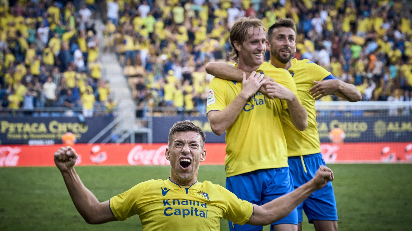 Partido de la victoria del Cádiz CF sobre el Atlético de Madrid