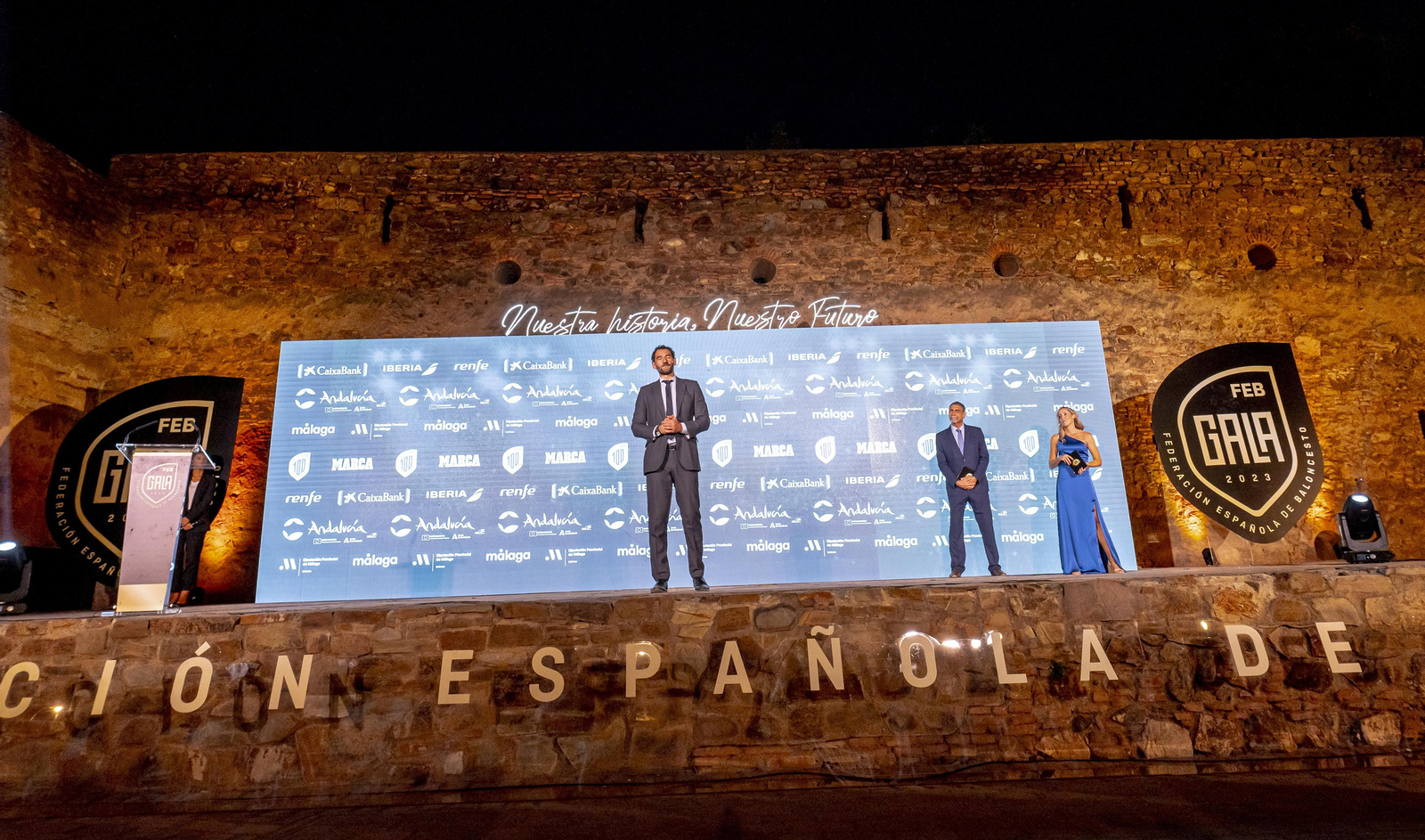 Jorge Garbajosa, en Gibralfaro.