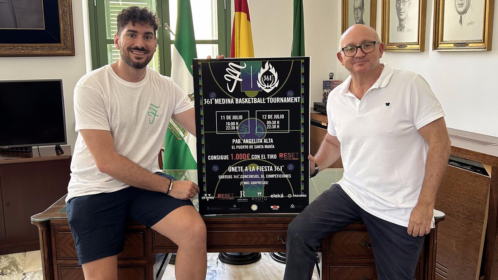 Un momento de la presentación del torneo.