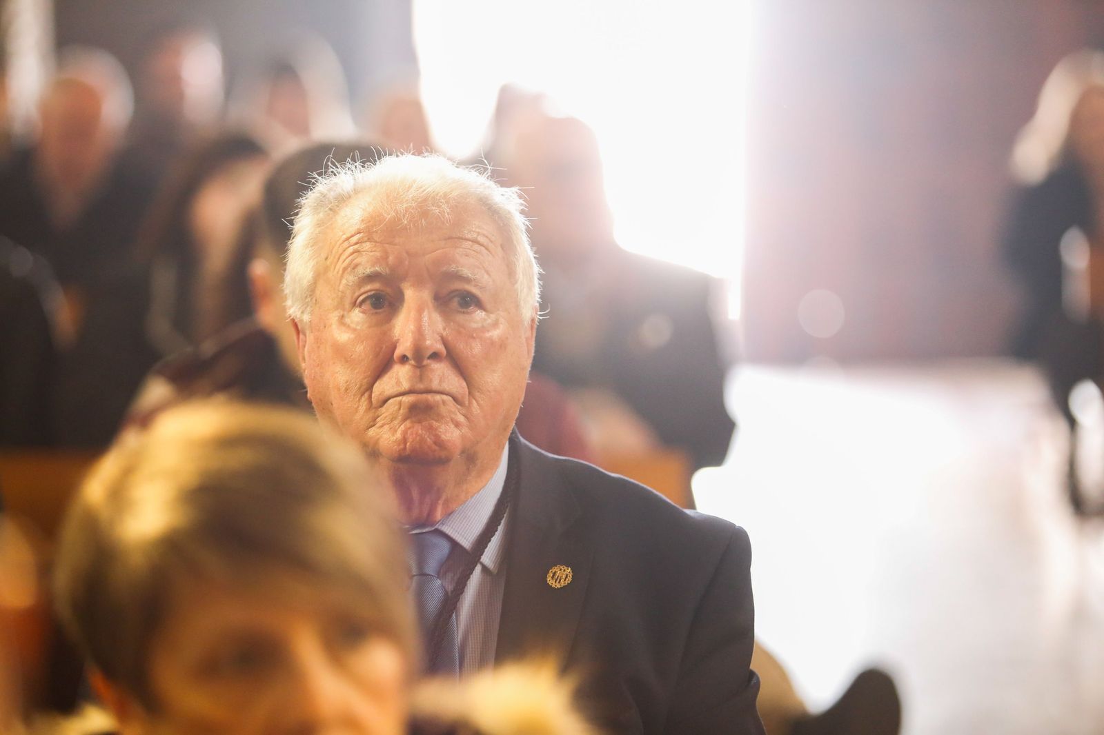 Las fotografías de la presentación del cartel de Valentín Rivera para la tertulia cofrade La Levantá