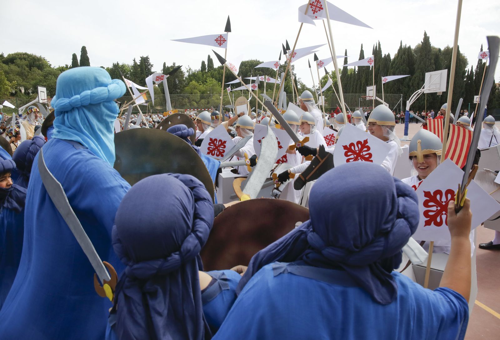 La Batalla de las Navas de Tolosa escenificada por los alumnos de El Romeral