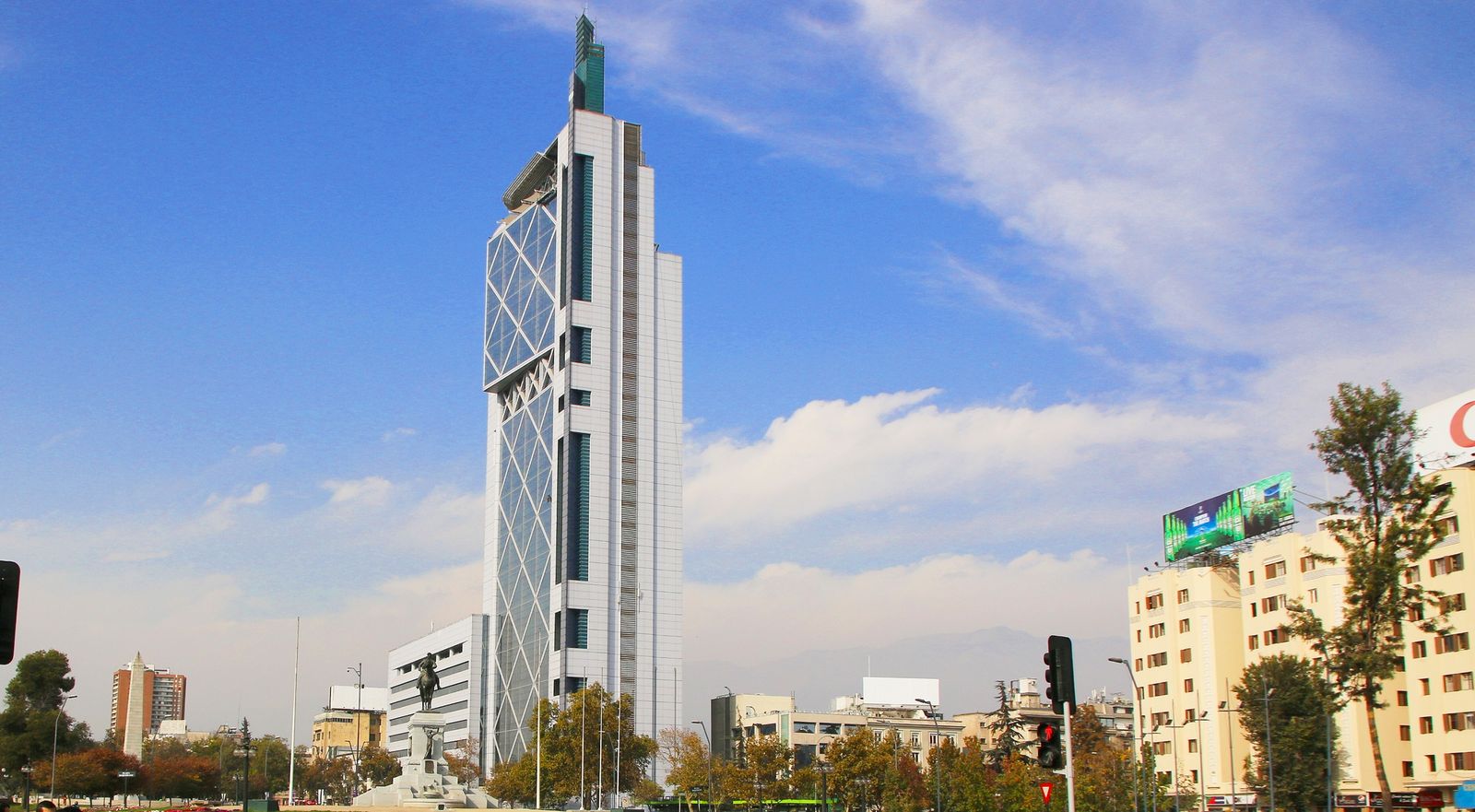 Edificio de Telefónica en Chile.