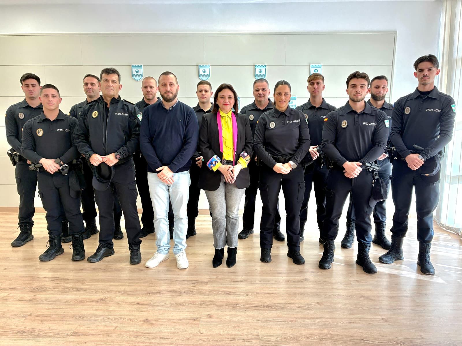 Presentación de la incorporación de los once policías locales en Torremolinos.