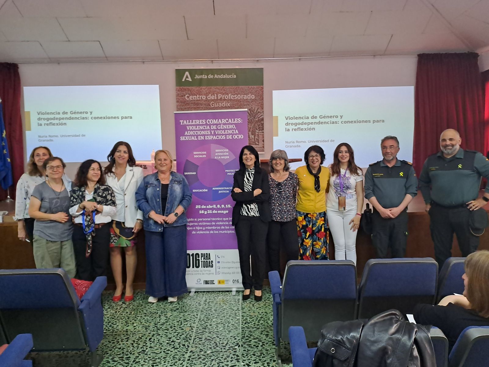 La Subdelegación analiza en Guadix la violencia de género y sexual en espacios de ocio y su relación con el consumo de alcohol y drogas