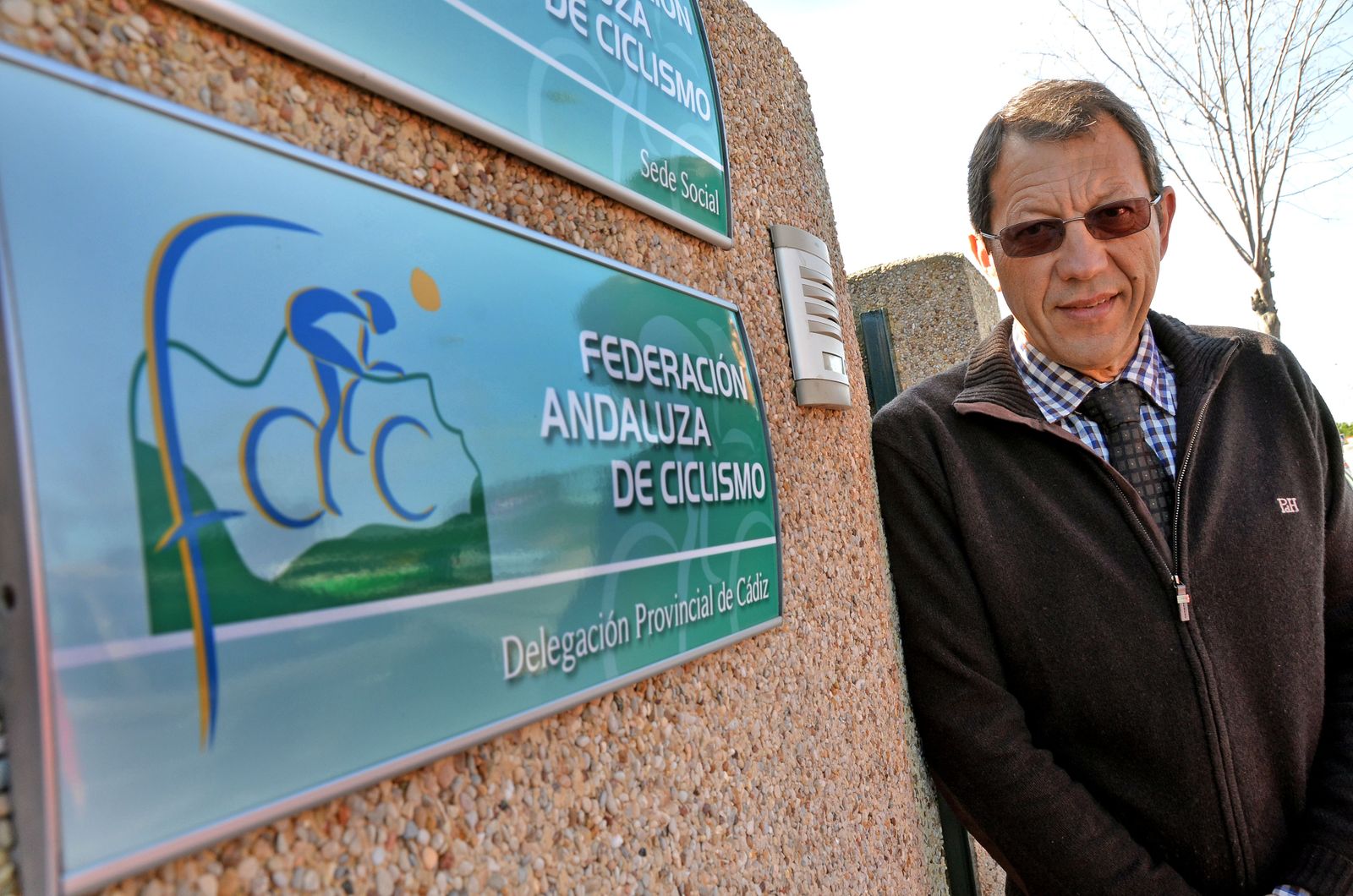 Manolo Rodríguez, presidente de la Federación Andaluza de Ciclismo.