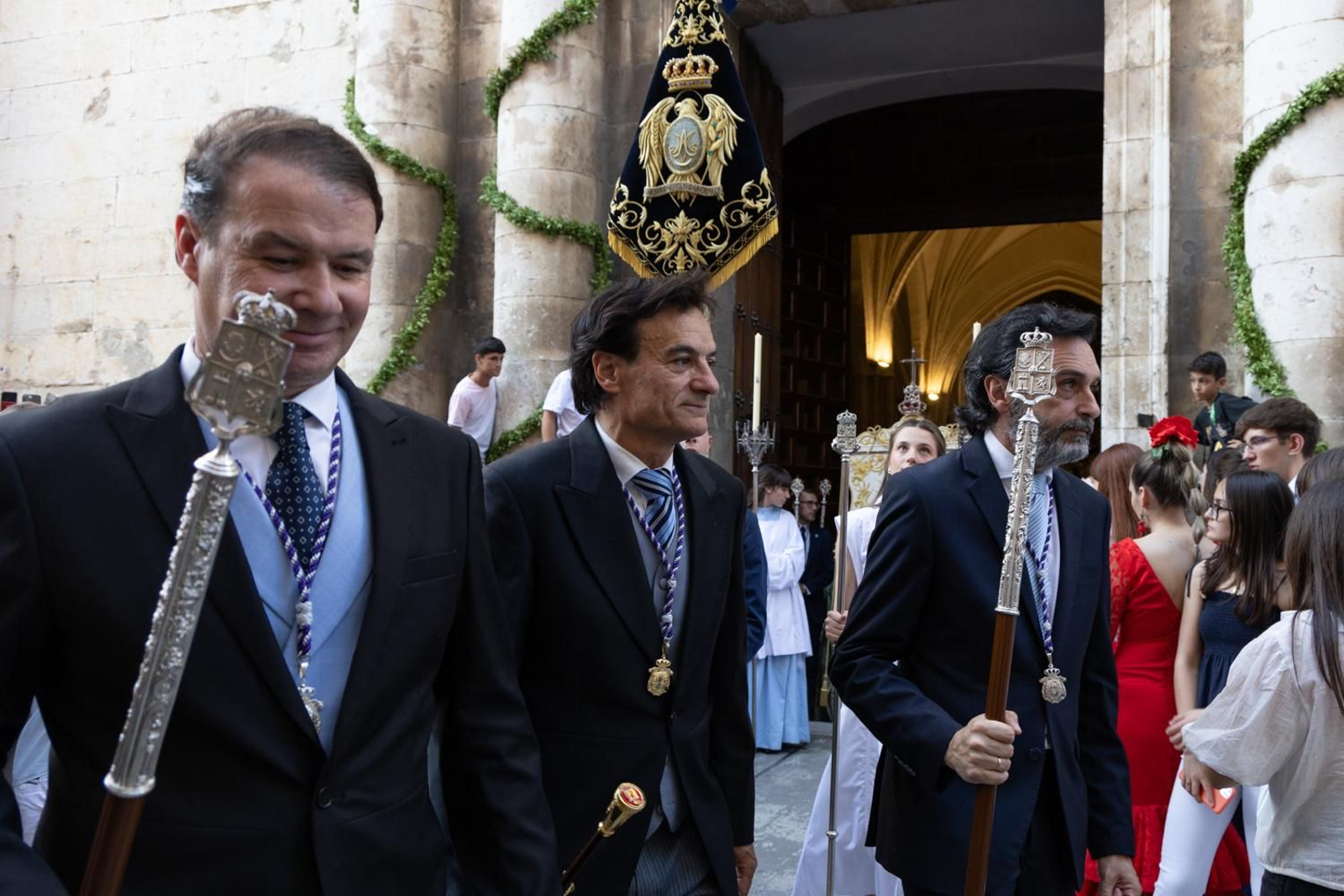 Así ha procesionado la Virgen de la Capilla por Jaén en su día grande.