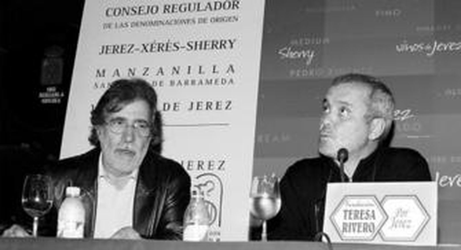 Tom Martín Benítez ayer durante su intervención.