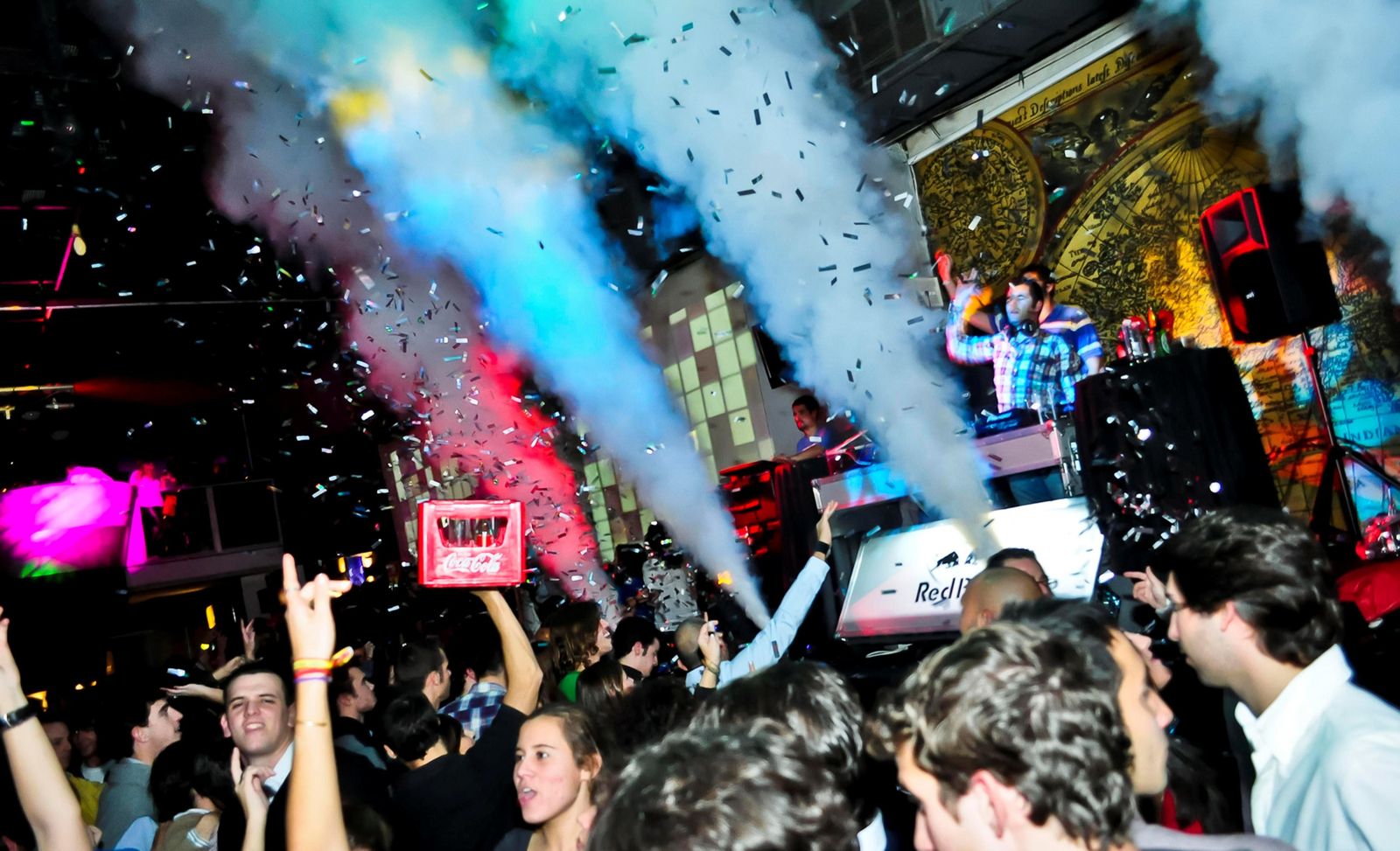 La sala Boss durante una de sus fiestas en 2011.