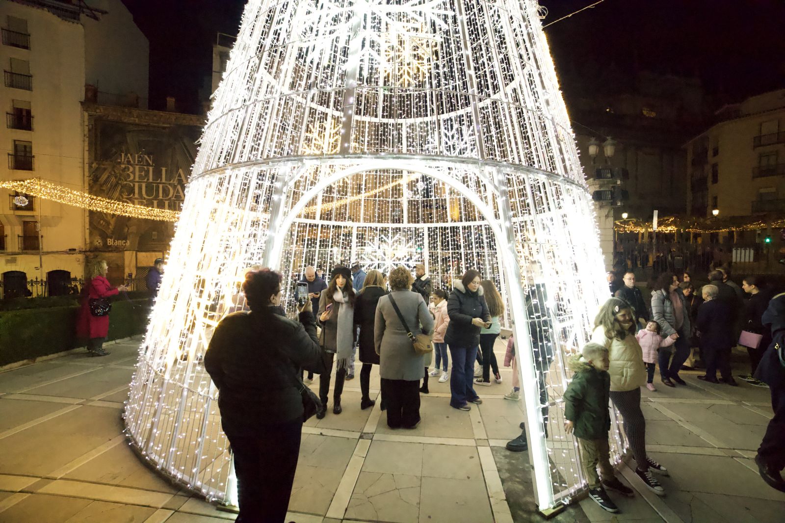 Así ha sido el encendido de luces en Jaén capital