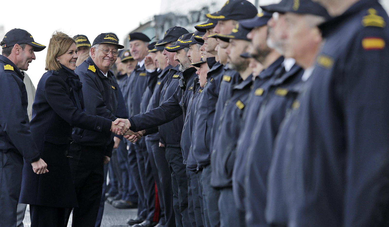 La visita de Cospedal a Rota, en imágenes